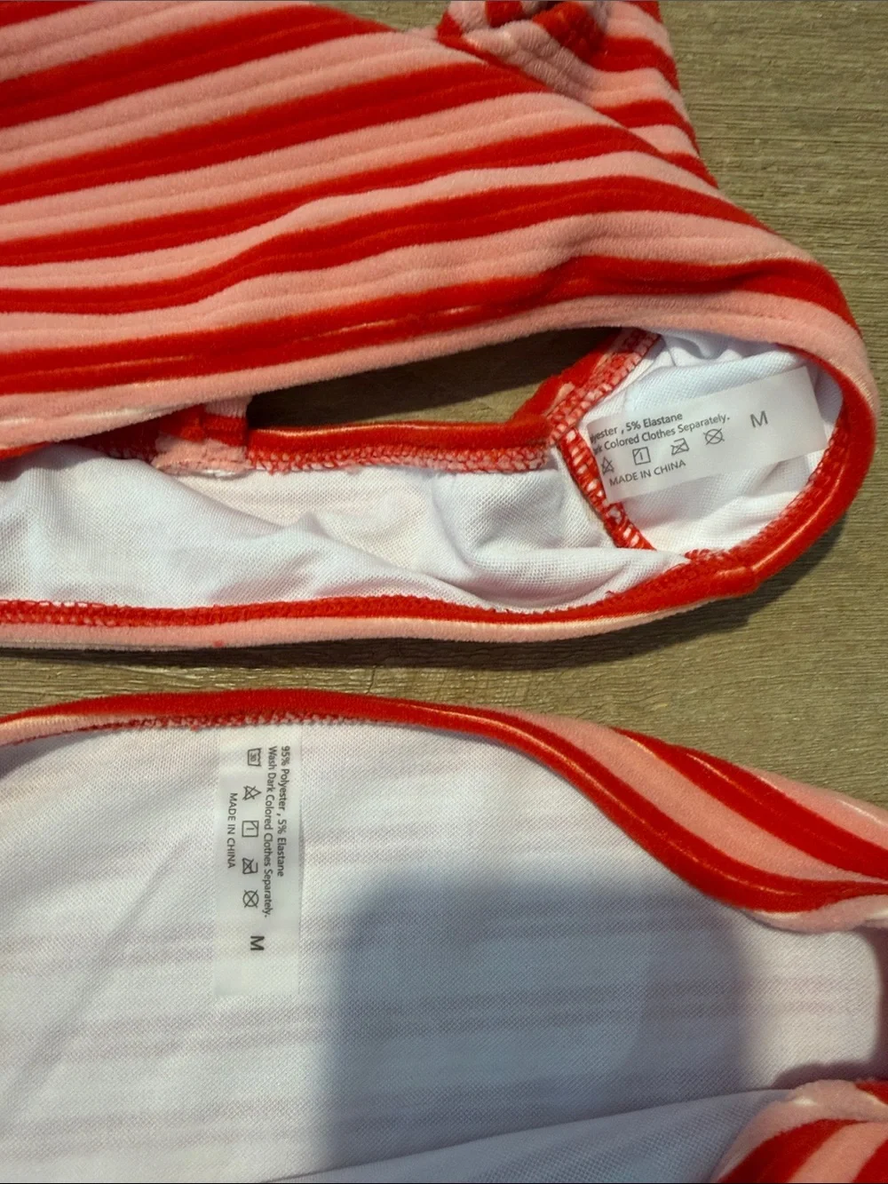 Women’s terry cloth bikini size medium- never worn!